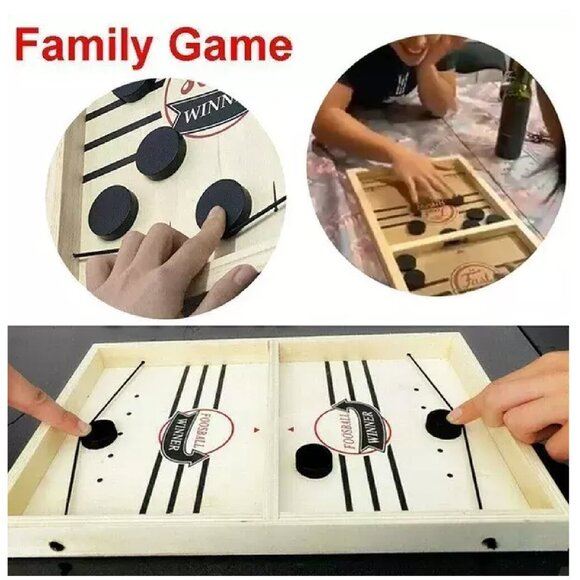 Fast Sling Puck Winner Board Table Desktop Battle Adults Parent-Child Game Gifts - Picture 4 of 5